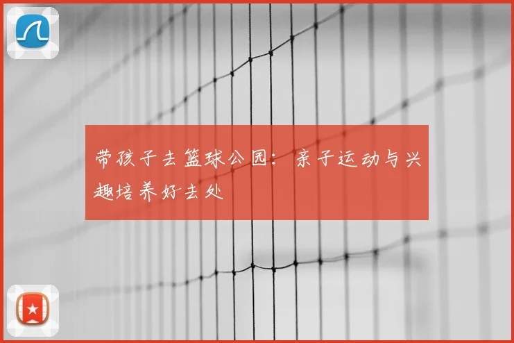 带孩子去篮球公园:亲子运动与兴趣培养好去处